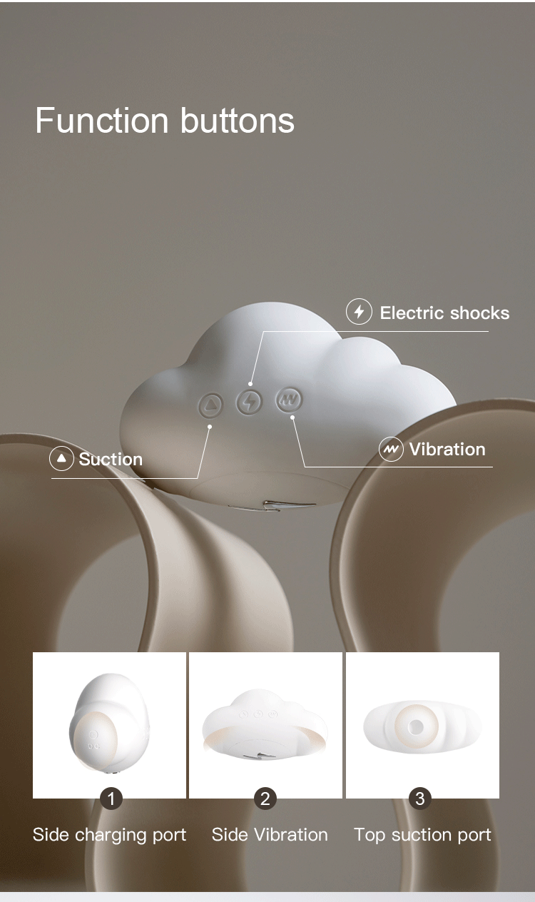 NATURAL CLOUD — Suction, Vibration & Microcurrent Massager
