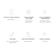 NATURAL SWAN — Flexible Dual-Vibration Warming Massager