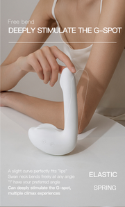 NATURAL SWAN — Flexible Dual-Vibration Warming Massager