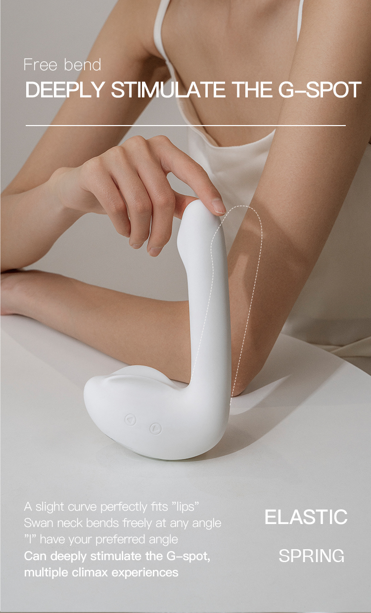 NATURAL SWAN — Flexible Dual-Vibration Warming Massager