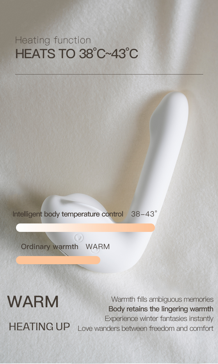 NATURAL SWAN — Flexible Dual-Vibration Warming Massager