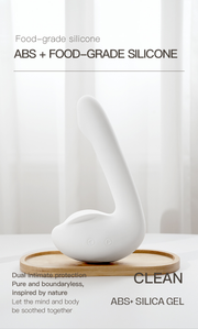 NATURAL SWAN — Flexible Dual-Vibration Warming Massager