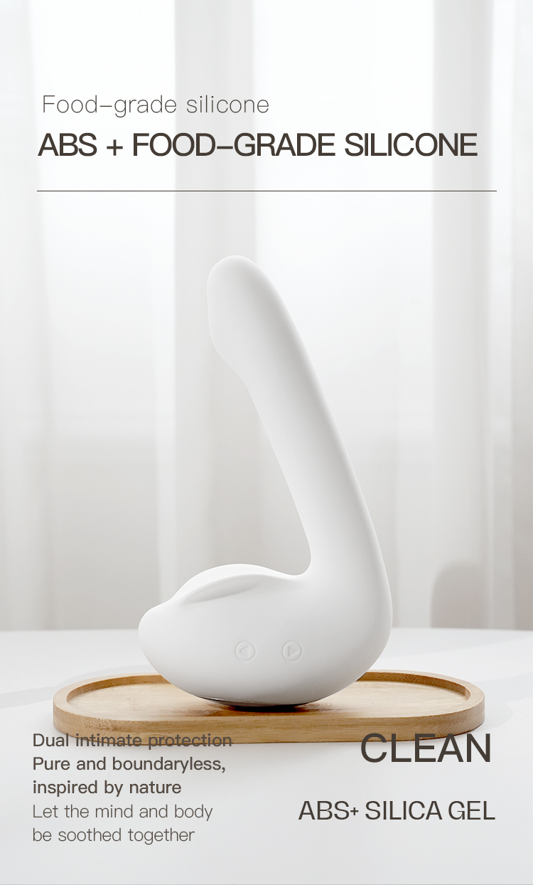 NATURAL SWAN — Flexible Dual-Vibration Warming Massager