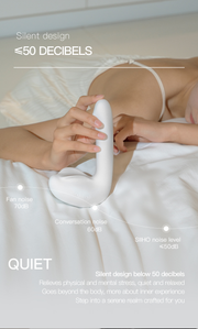 NATURAL SWAN — Flexible Dual-Vibration Warming Massager