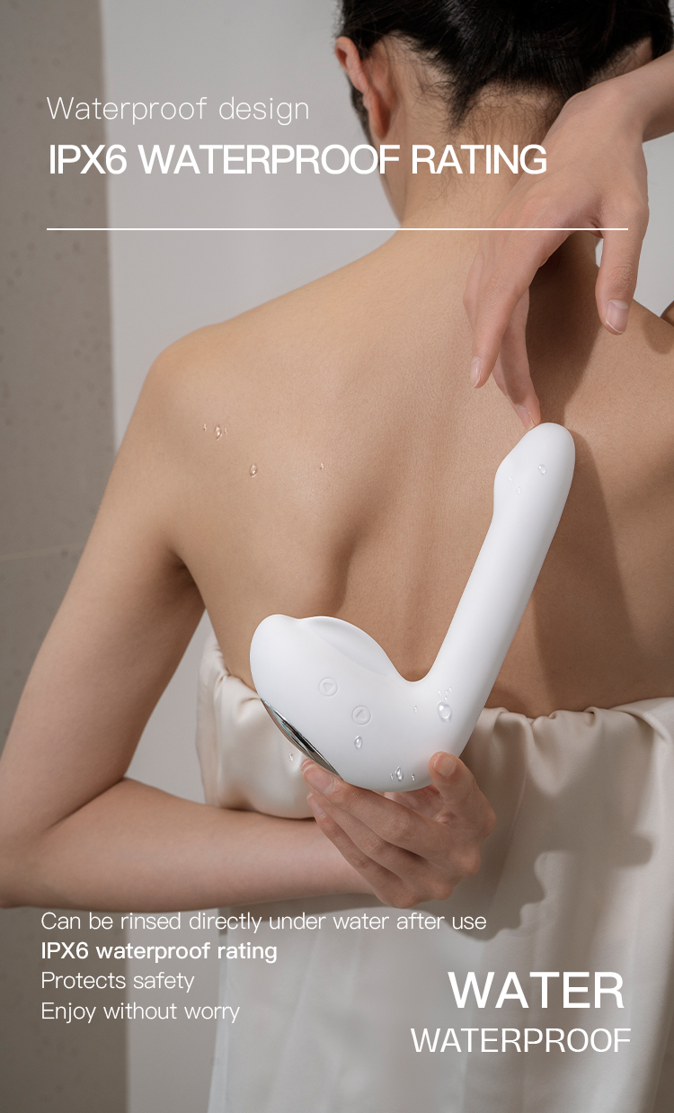 NATURAL SWAN — Flexible Dual-Vibration Warming Massager
